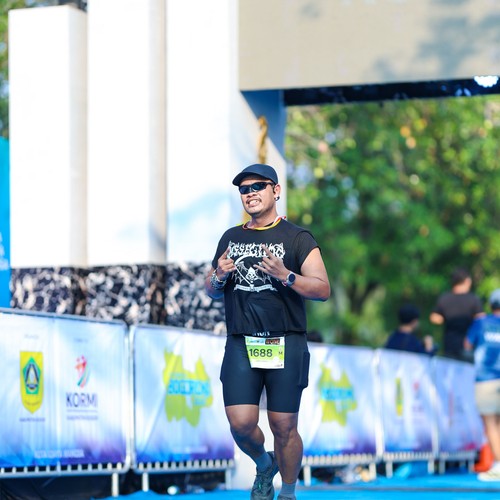 Race photo from BOGORUN 2026