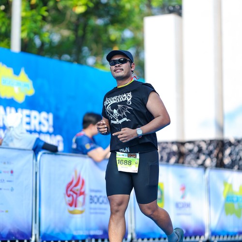 Race photo from BOGORUN 2026
