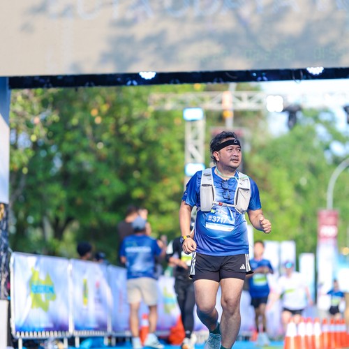 Race photo from BOGORUN 2026