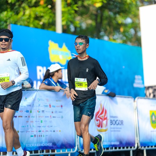 Race photo from BOGORUN 2026