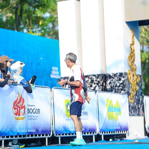 Race photo from BOGORUN 2026