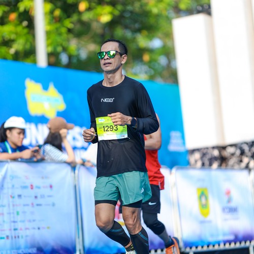 Race photo from BOGORUN 2026