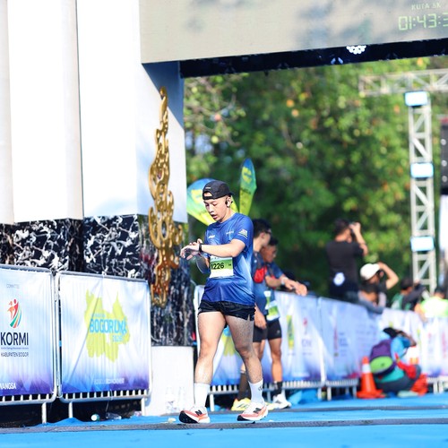 Race photo from BOGORUN 2026