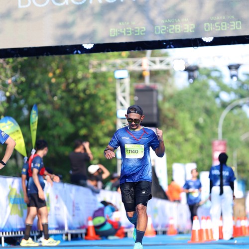 Race photo from BOGORUN 2026