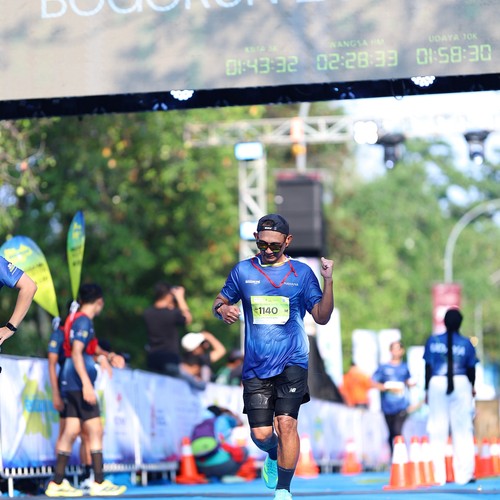 Race photo from BOGORUN 2026