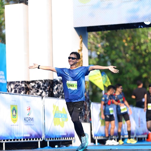 Race photo from BOGORUN 2026
