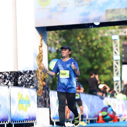Race photo from BOGORUN 2026
