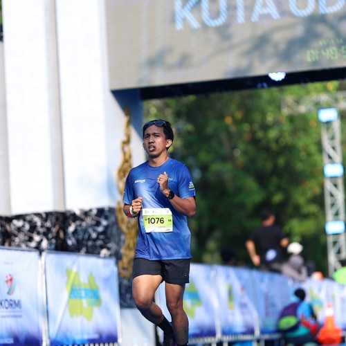 Race photo from BOGORUN 2026