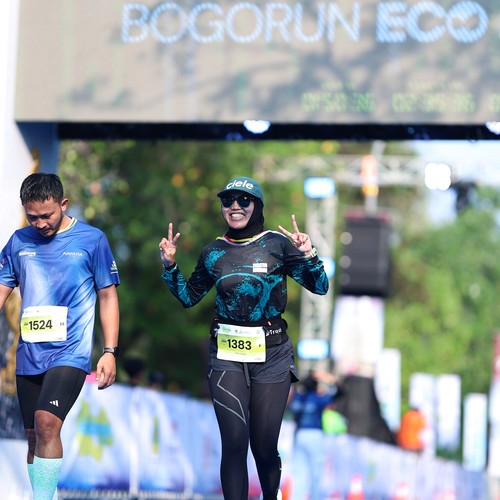 Race photo from BOGORUN 2026