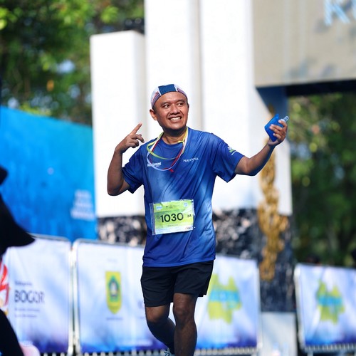 Race photo from BOGORUN 2026