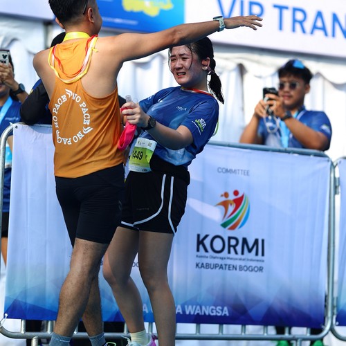 Race photo from BOGORUN 2026