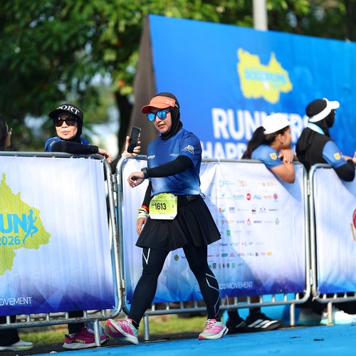 Race photo from BOGORUN 2026