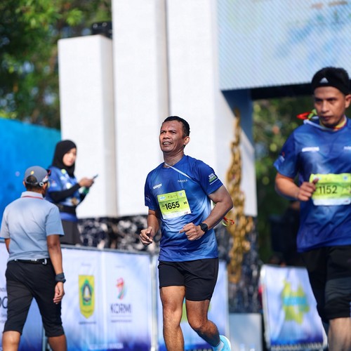Race photo from BOGORUN 2026
