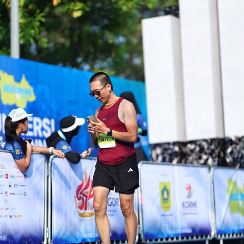 Race photo from BOGORUN 2026