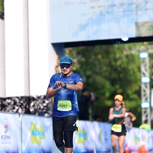 Race photo from BOGORUN 2026