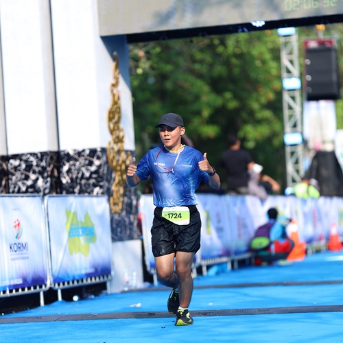 Race photo from BOGORUN 2026