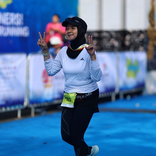 Race photo from BOGORUN 2026