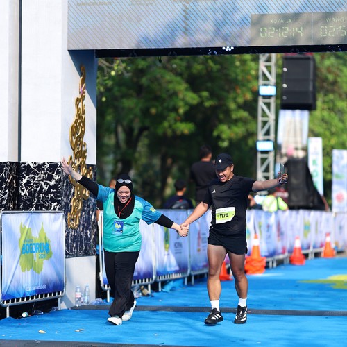 Race photo from BOGORUN 2026