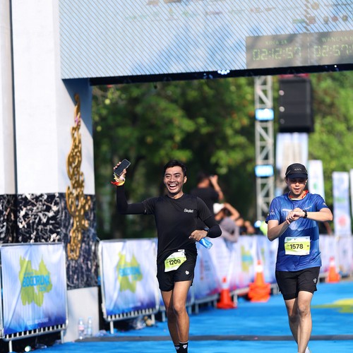 Race photo from BOGORUN 2026