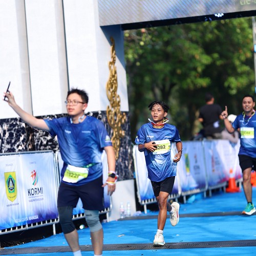 Race photo from BOGORUN 2026