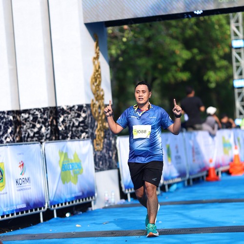 Race photo from BOGORUN 2026
