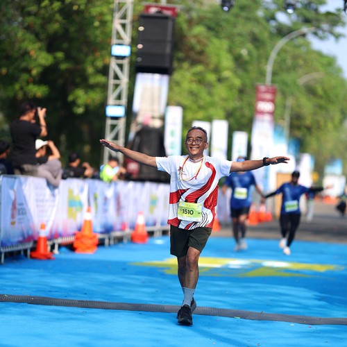 Race photo from BOGORUN 2026