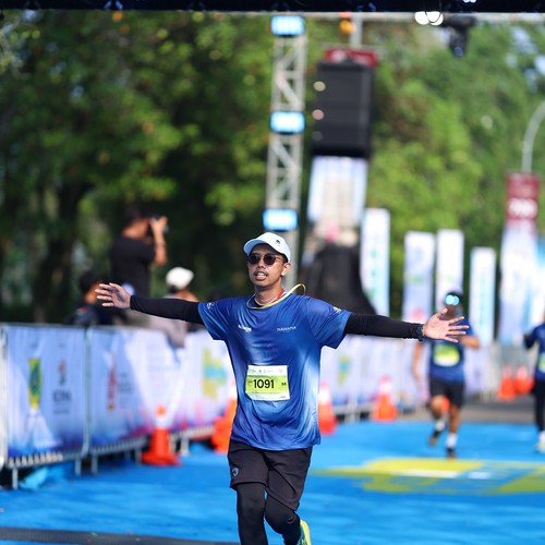 Race photo from BOGORUN 2026