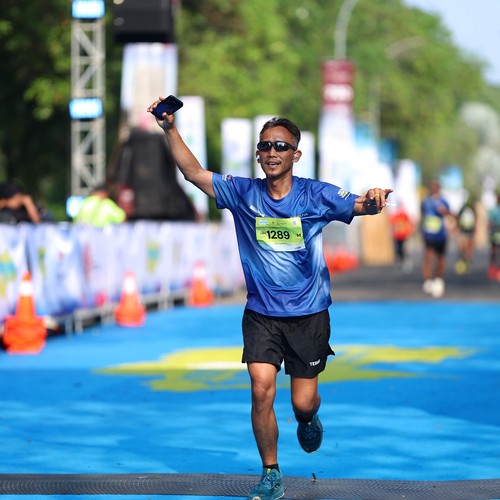 Race photo from BOGORUN 2026
