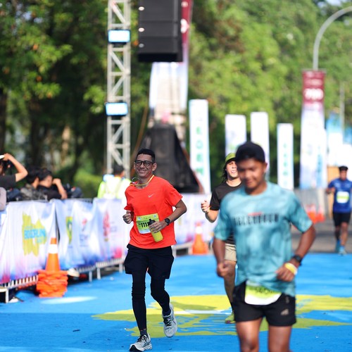 Race photo from BOGORUN 2026