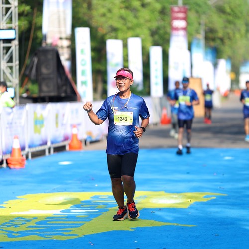 Race photo from BOGORUN 2026