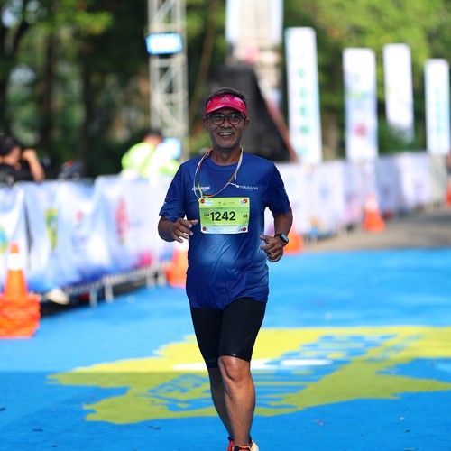 Race photo from BOGORUN 2026