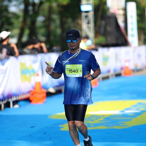 Race photo from BOGORUN 2026