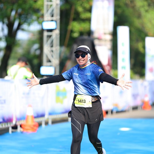 Race photo from BOGORUN 2026