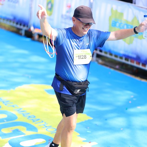 Race photo from BOGORUN 2026