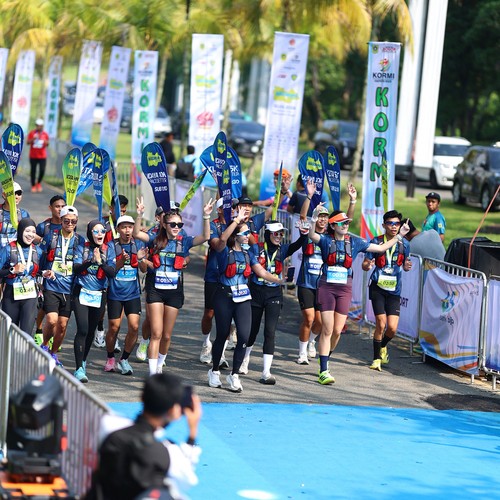 Race photo from BOGORUN 2026