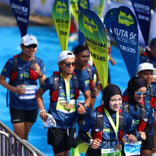 Race photo from BOGORUN 2026
