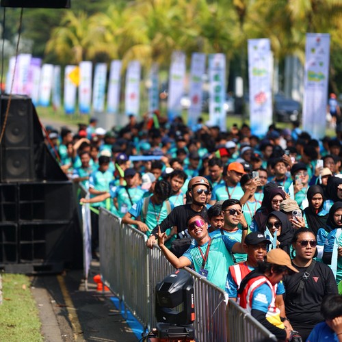 Race photo from BOGORUN 2026