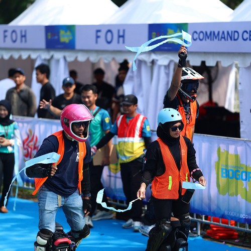 Race photo from BOGORUN 2026
