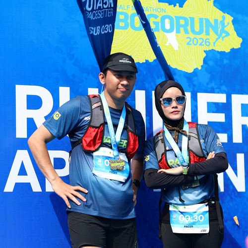 Race photo from BOGORUN 2026