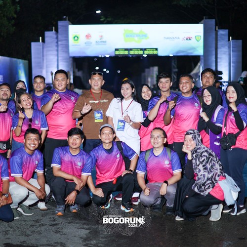 Race photo from BOGORUN 2026
