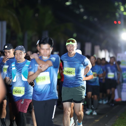 Race photo from BOGORUN 2026
