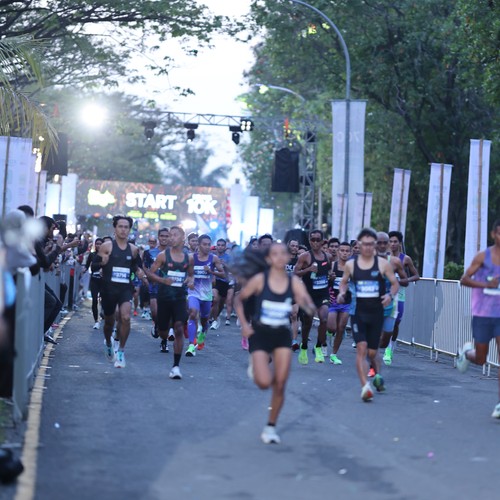 Race photo from BOGORUN 2026