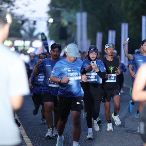Race photo from BOGORUN 2026