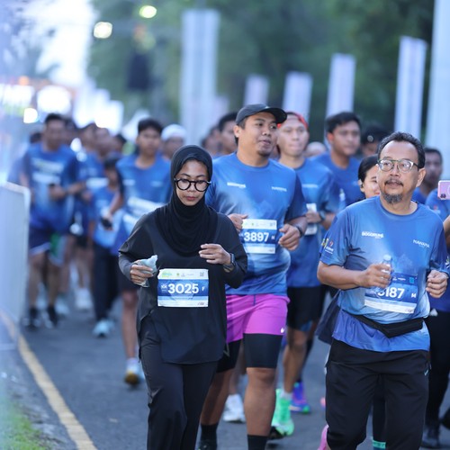 Race photo from BOGORUN 2026
