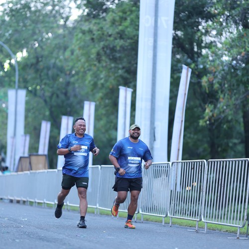 Race photo from BOGORUN 2026