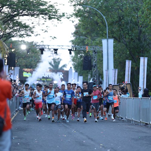 Race photo from BOGORUN 2026
