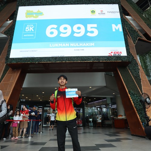 Race photo from BOGORUN 2026