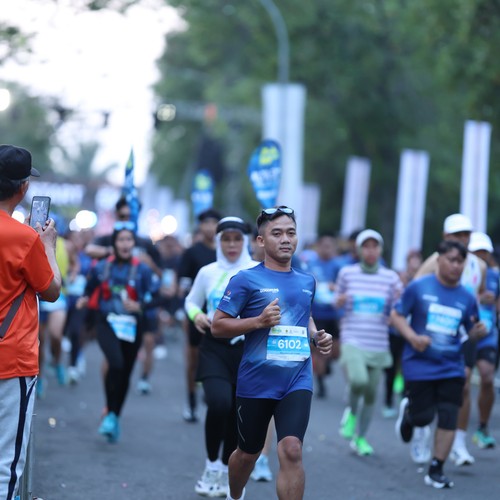 Race photo from BOGORUN 2026