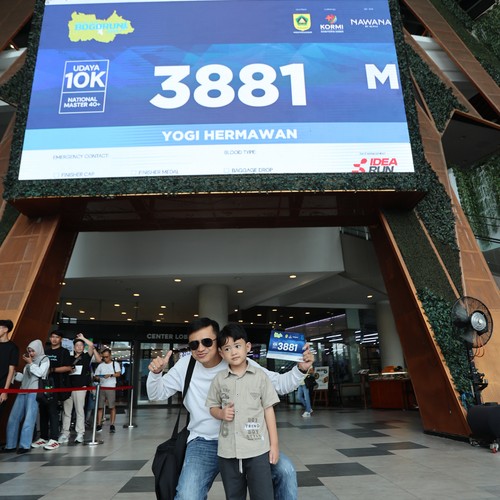 Race photo from BOGORUN 2026