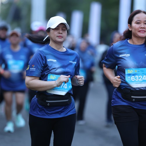 Race photo from BOGORUN 2026